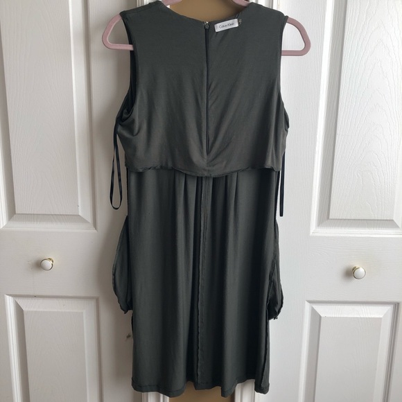 CALVIN KLEIN Sleeveless Shift Dress with Pockets Size 4 - Picture 8 of 9